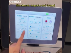 Dispositif physiothérapeutique 3 en 1 GMS: magnéto-thérapie, ondes de choc et infrarouge proche